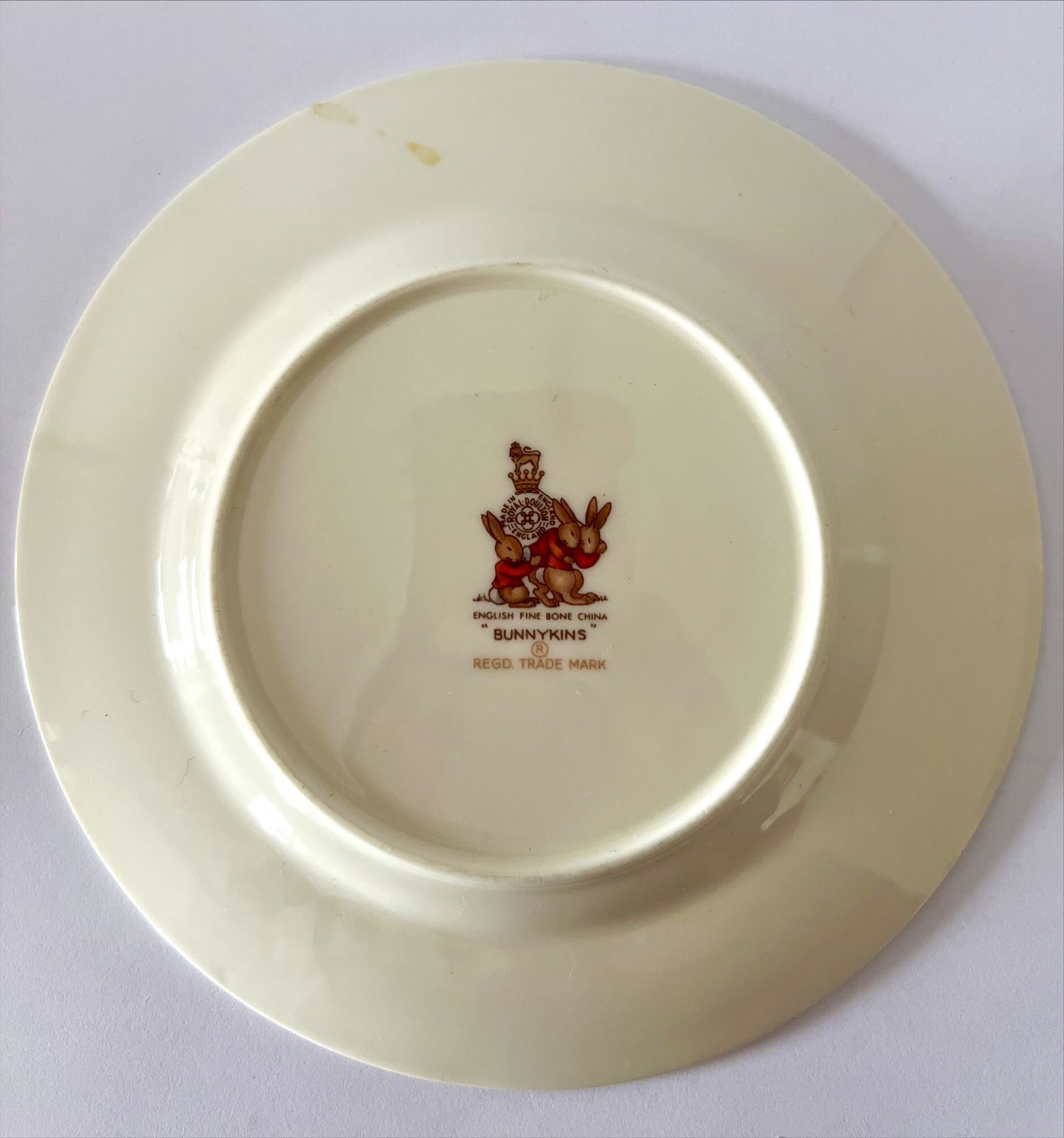 Home, Kitchenware, Bunnykin's Child's Side Plate, Royal Doulton, Front view
