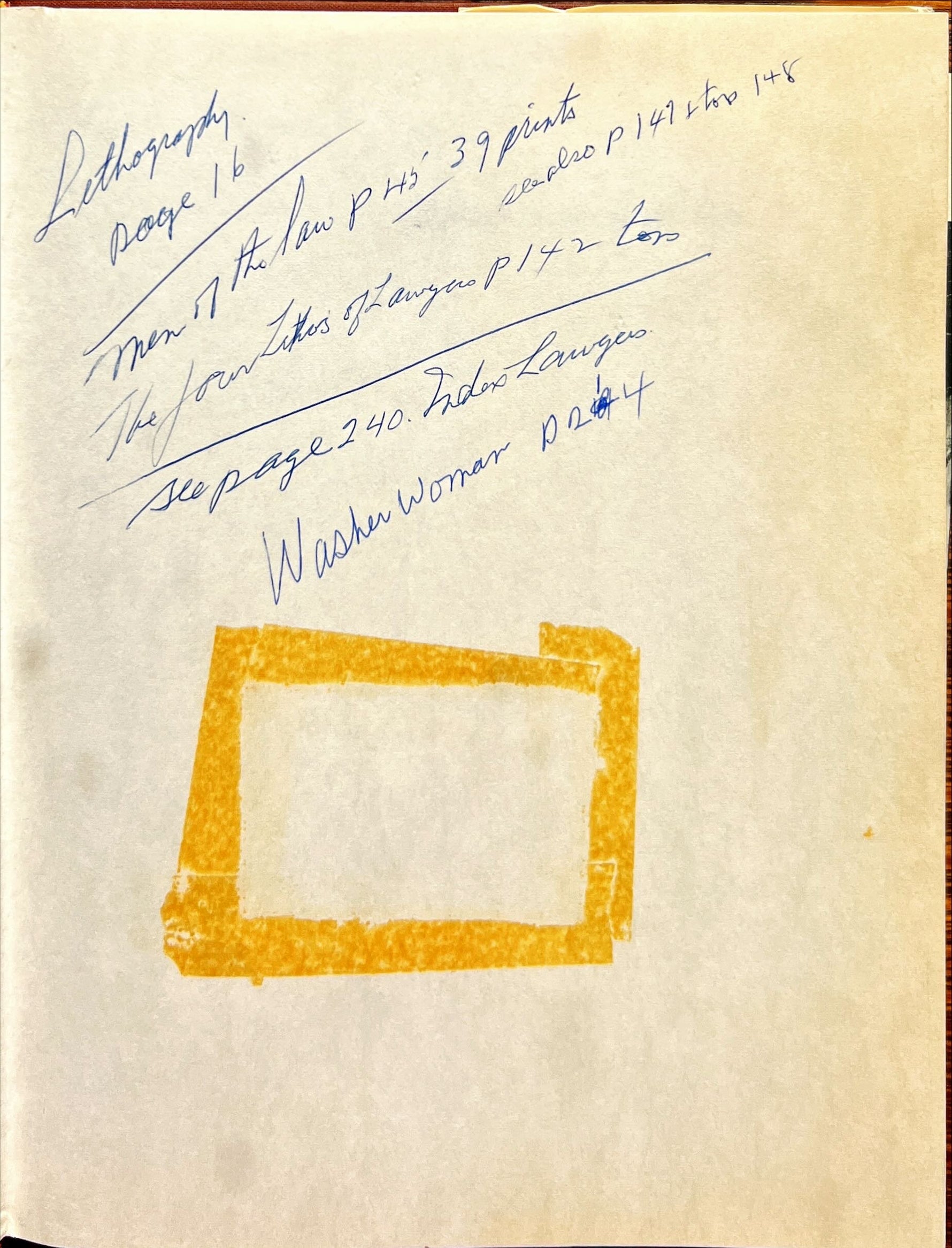 Book, Artist, Oliver W. Larkin, Daumier Man of His Time, Damage view