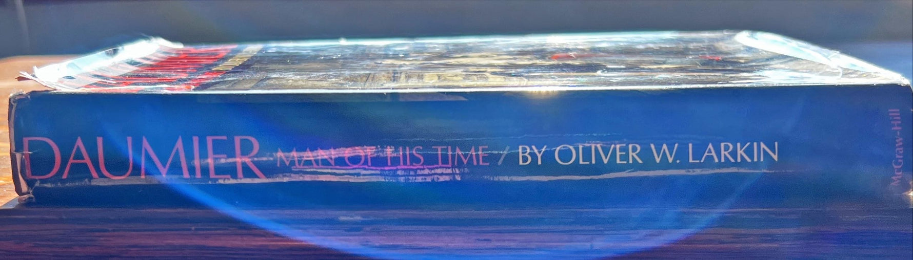 Book, Artist, Oliver W. Larkin, Daumier Man of His Time, Spine view