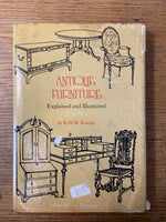 Book, Antique, Collectibles, K.W.M. Browers, Antiques Furniture Explained and Illustrated, 1501-1901, Front view