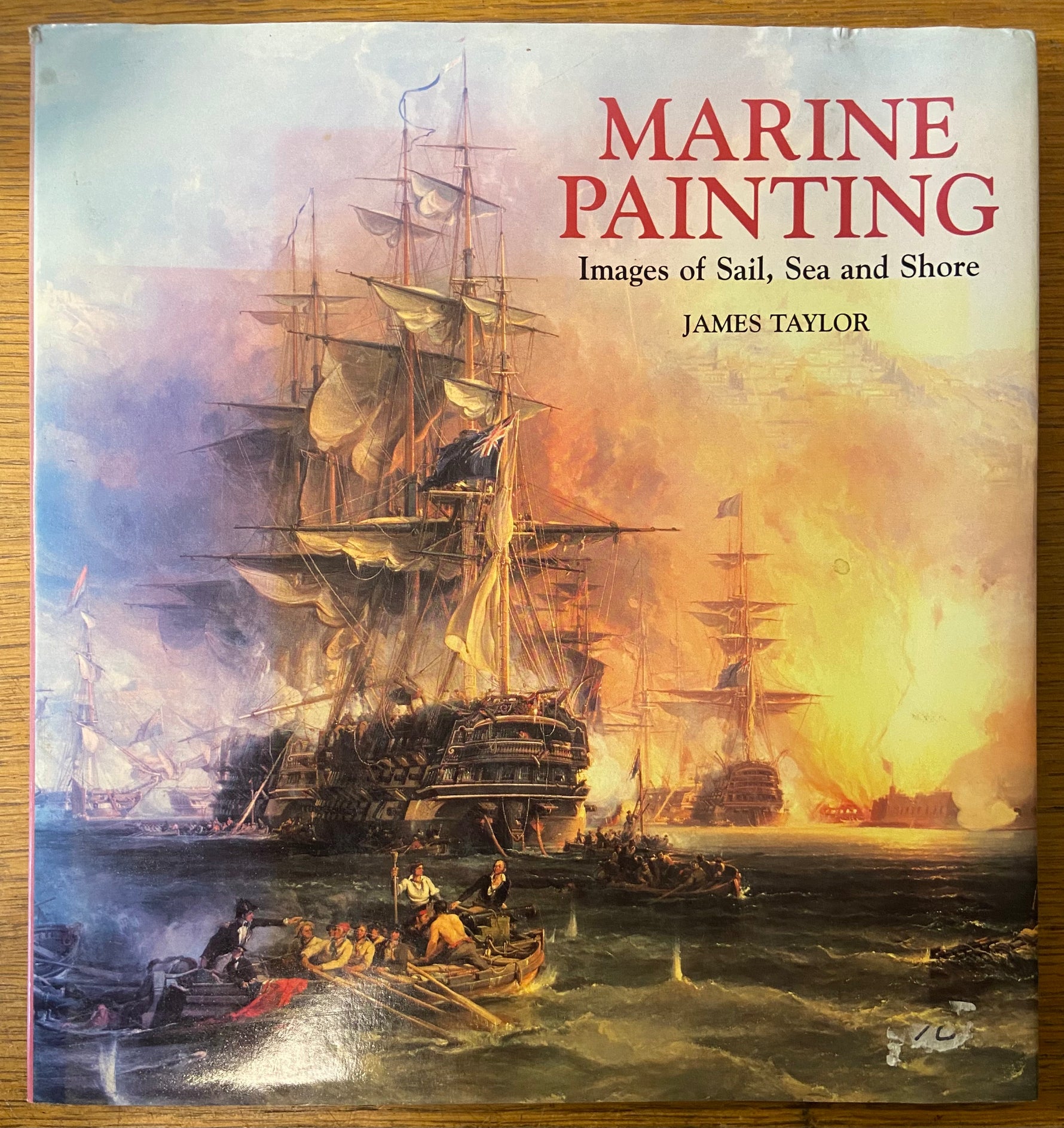 Book, Arts, James Taylor, Marine Paintings: Images of Sail, Sea, and Shore, Front view