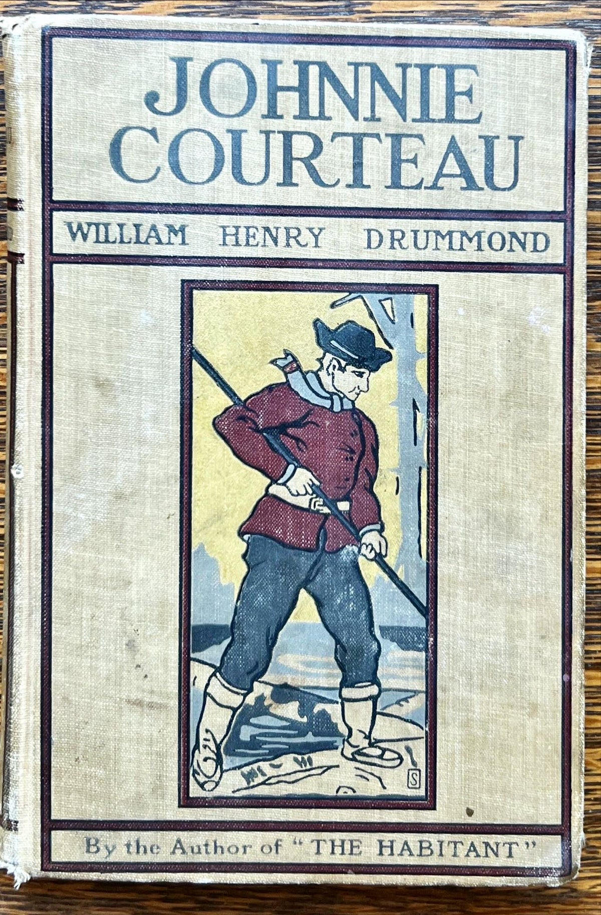 Book, Poetry, Literature, William Henry Drummond, Johnnie Courteau, Front view