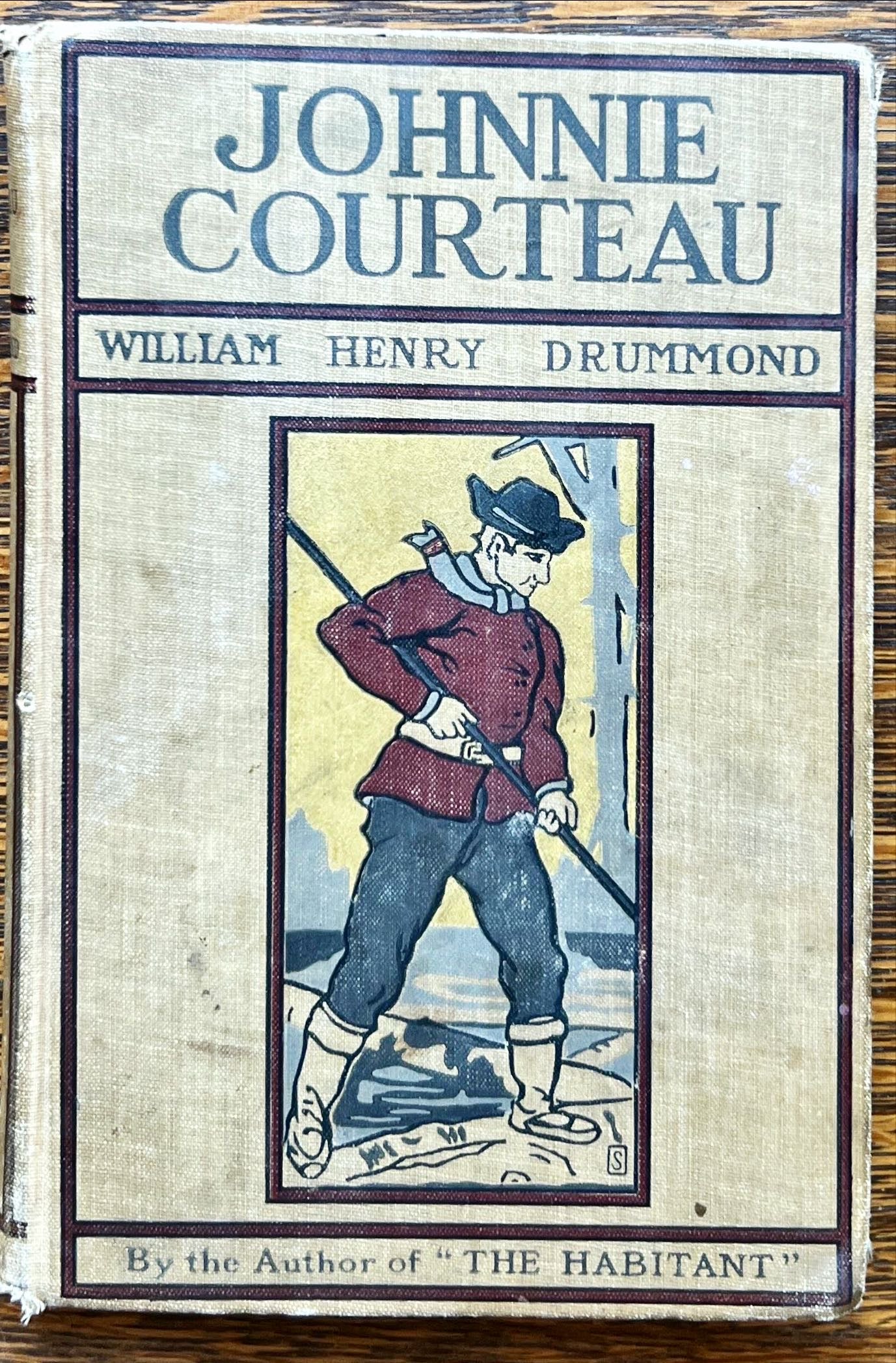 Book, Poetry, Literature, William Henry Drummond, Johnnie Courteau, Front view