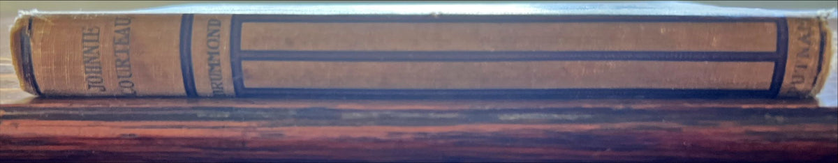 Book, Poetry, Literature, William Henry Drummond, Johnnie Courteau, Spine view