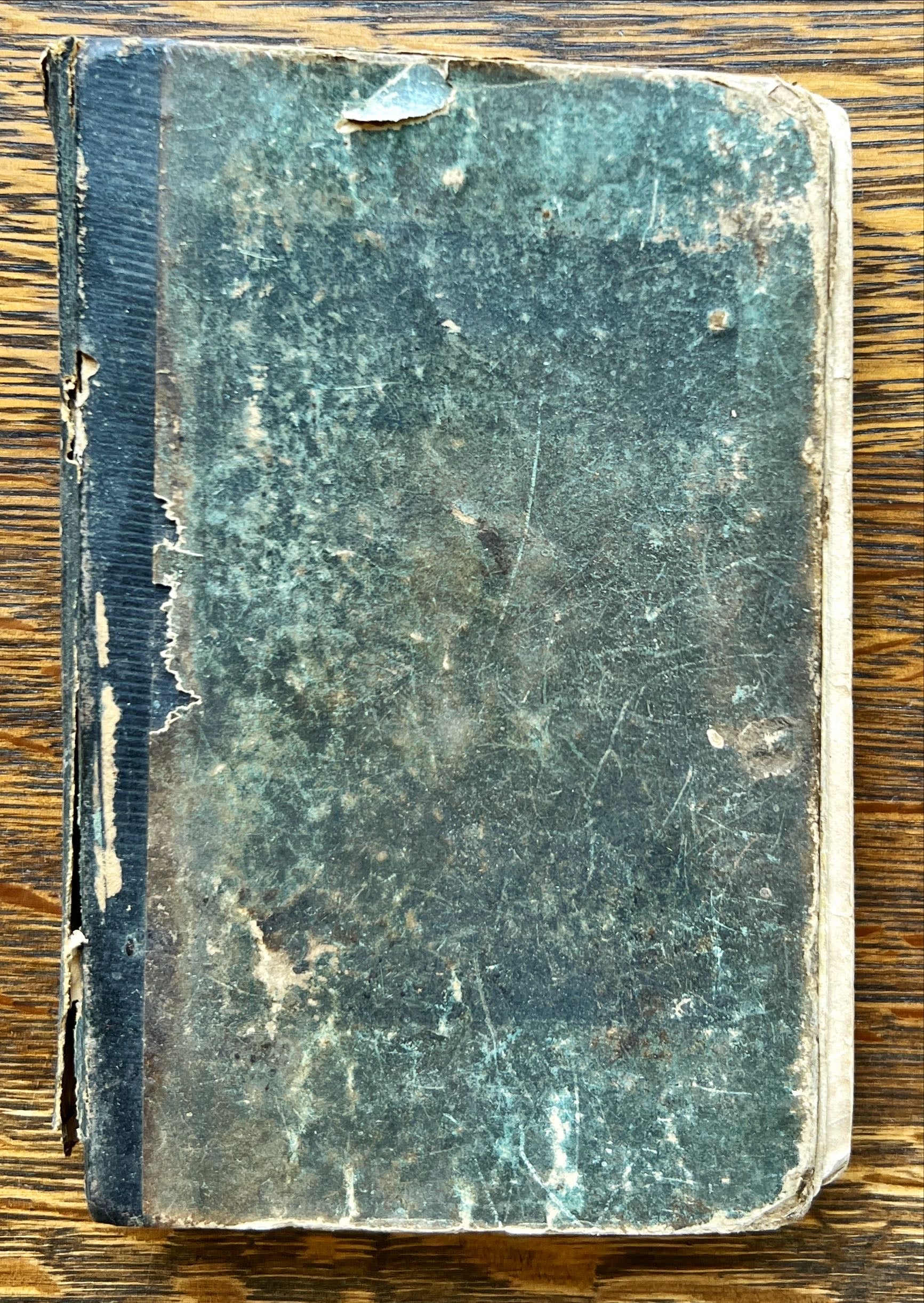 Book, Antique, , The Picturesque  Pocket Companion, and Visitor’s Guid, through Mount Auburn: Illustrated with Upwards of Sixty Engravings on Wood, Front view