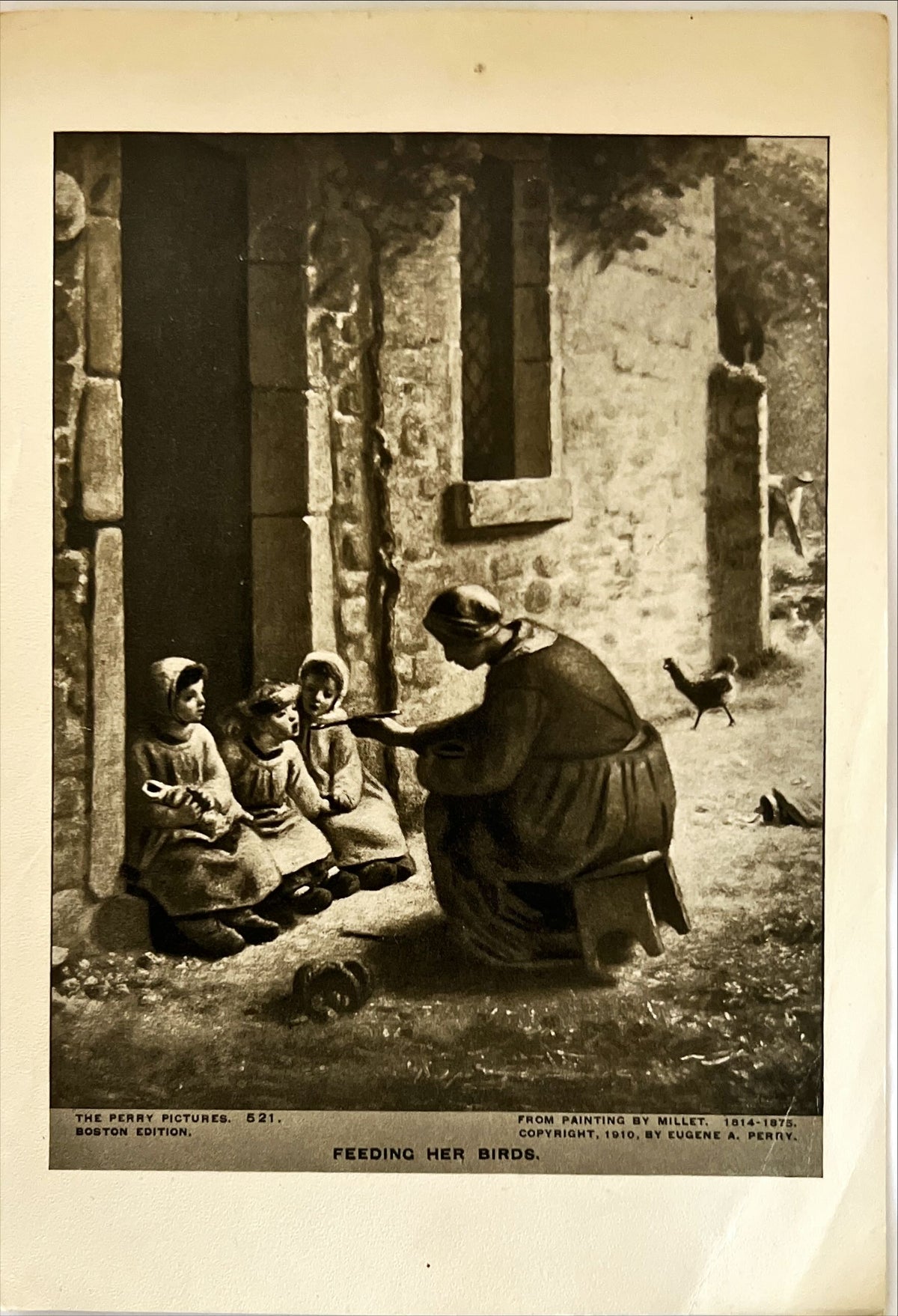 Print, Genre Scene, Farm, Figures, The Perry Pictures, Front view