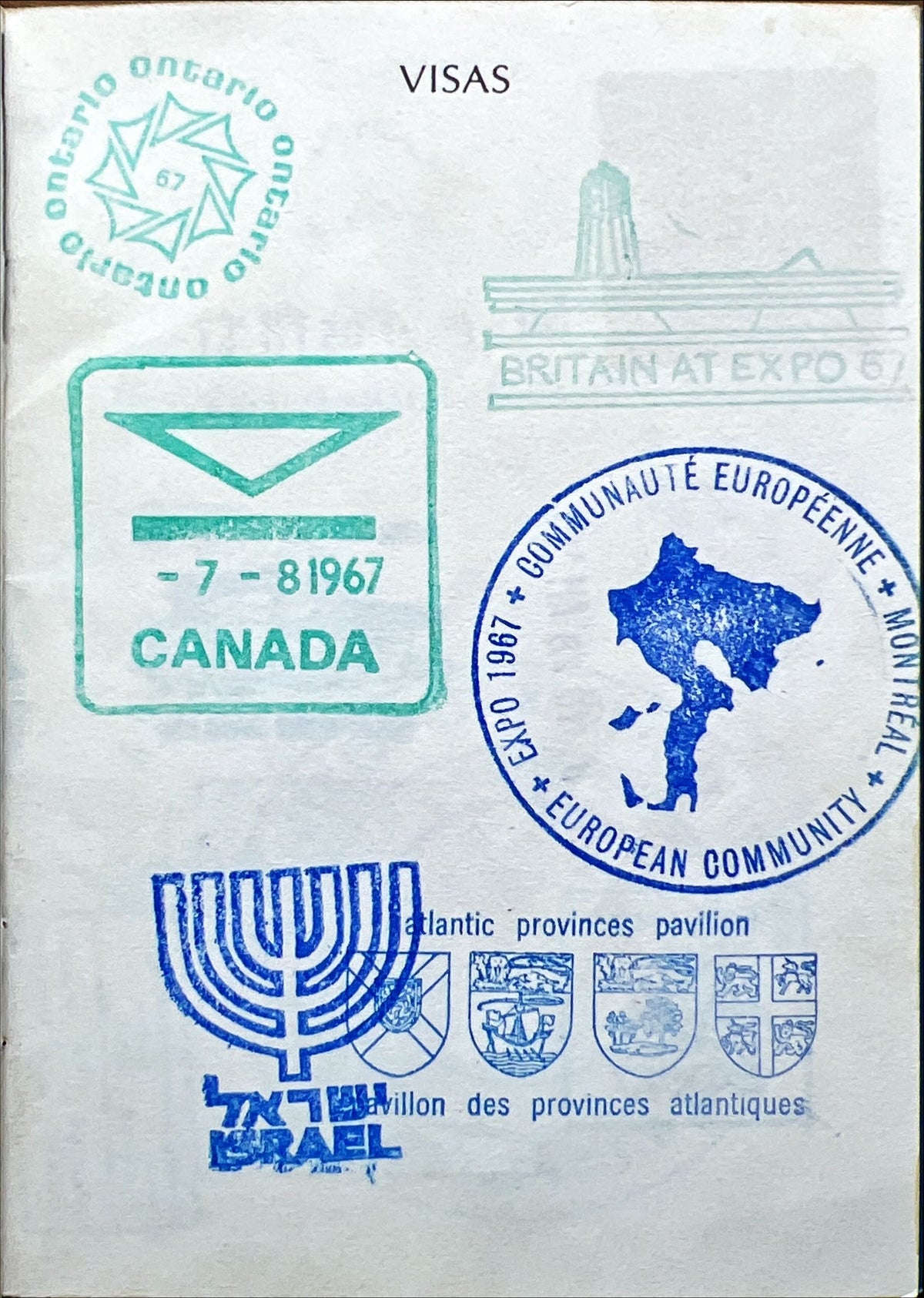 Document, History, Expo 67, Passeport Pour La Terre Des Hommes - Adulte/ Passport To Man and His World - Adult, Damage view