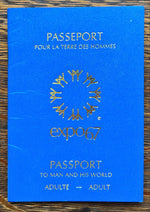 Document, History, Expo 67, Passeport Pour La Terre Des Hommes - Adulte/ Passport To Man and His World - Adult, Front view
