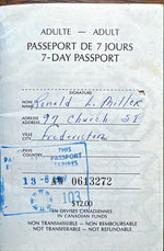 Document, History, Expo 67, Passeport Pour La Terre Des Hommes - Adulte/ Passport To Man and His World - Adult, Inside view