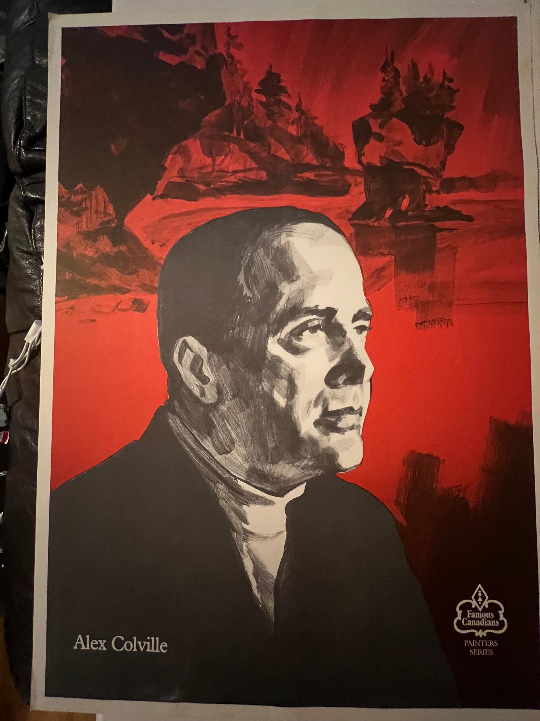 Print, Portrait, Famous Canadians Painters Series, Front view