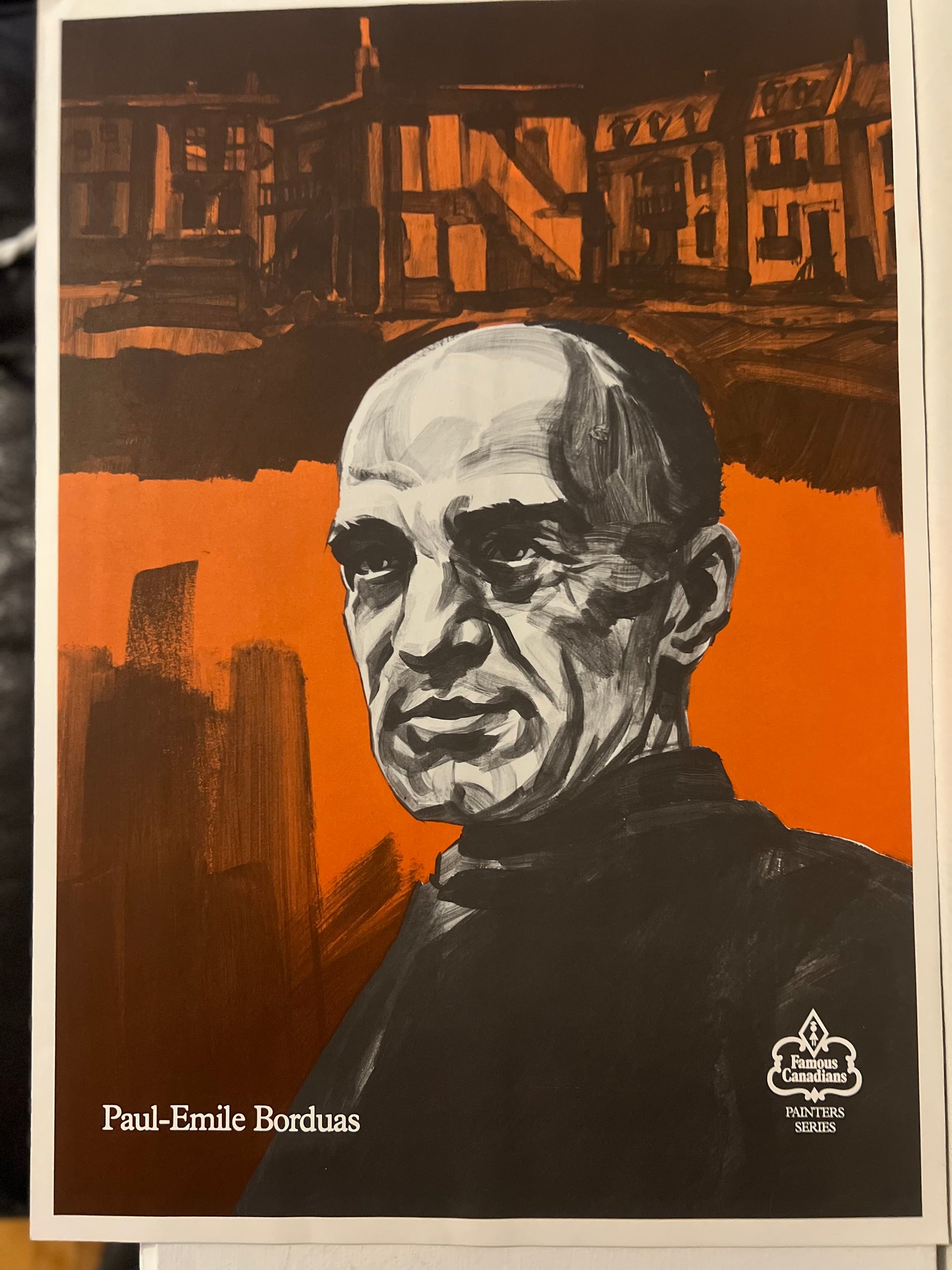 Print, Portrait, Famous Canadians Painters Series, Front view