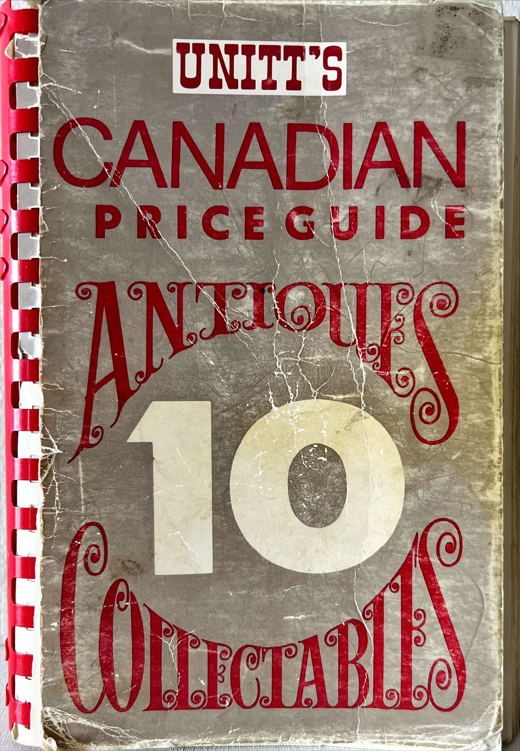 Book, Antique, Collectibles, Doris and Peter Unitt, Unitt's Canadian Price Guide to Antiques & Collectibles, book 10, Front view