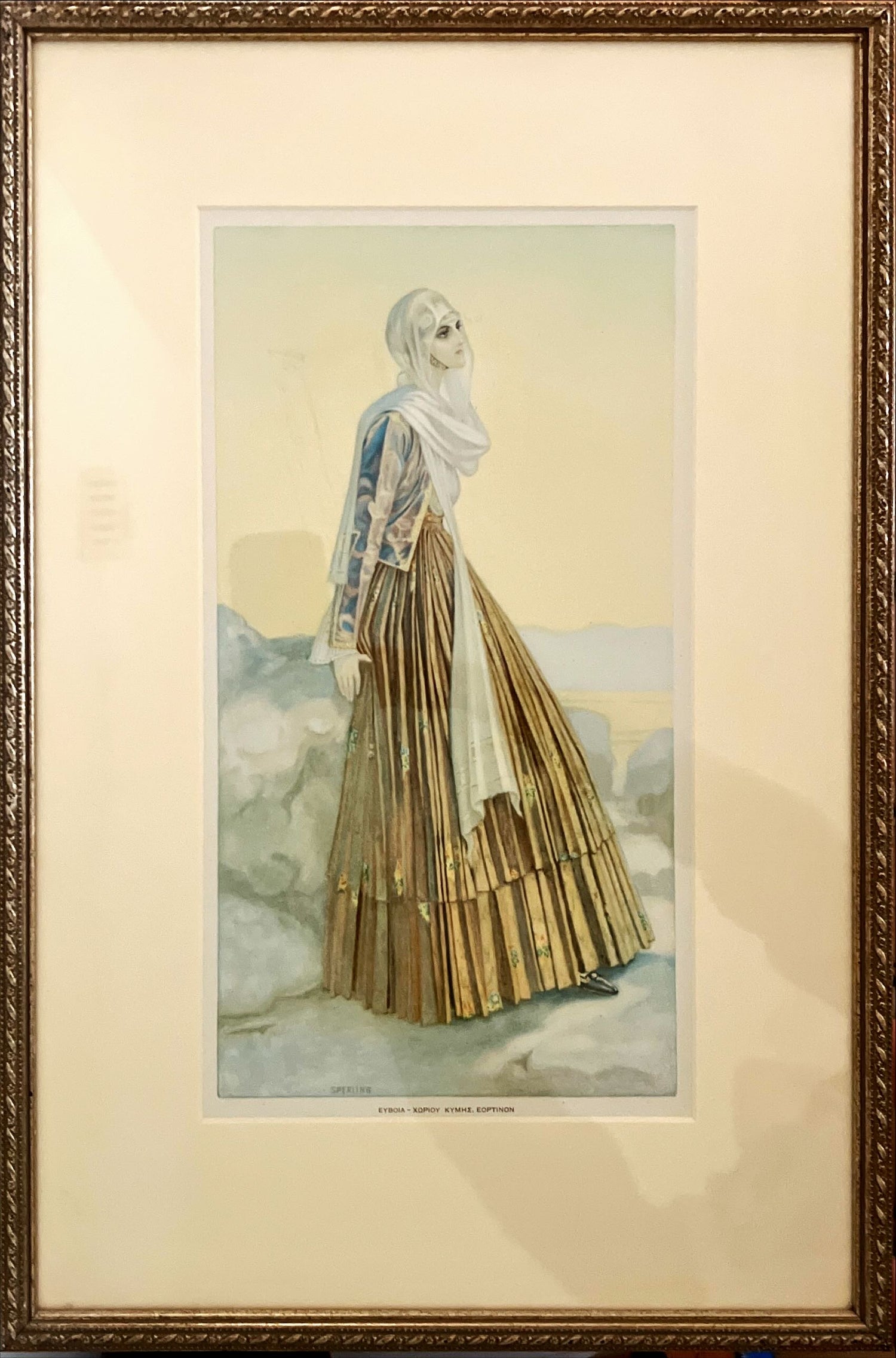 Print, Figures, Nicholas Sperling, Front view