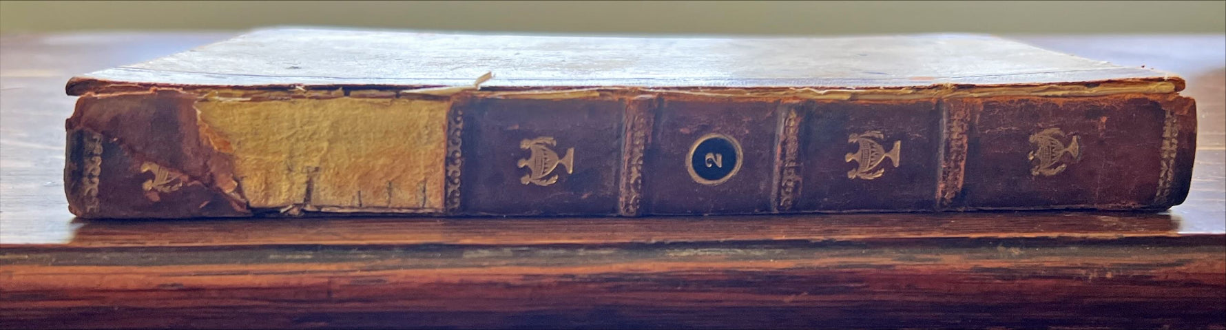 Book, Antique, , The Spectator with Notes, and a General Index, Spine view