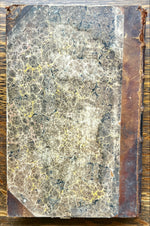 Book, Antique, James Allan Park, Esq., A System of Law of Marine Insurances, Vol. I, Back view