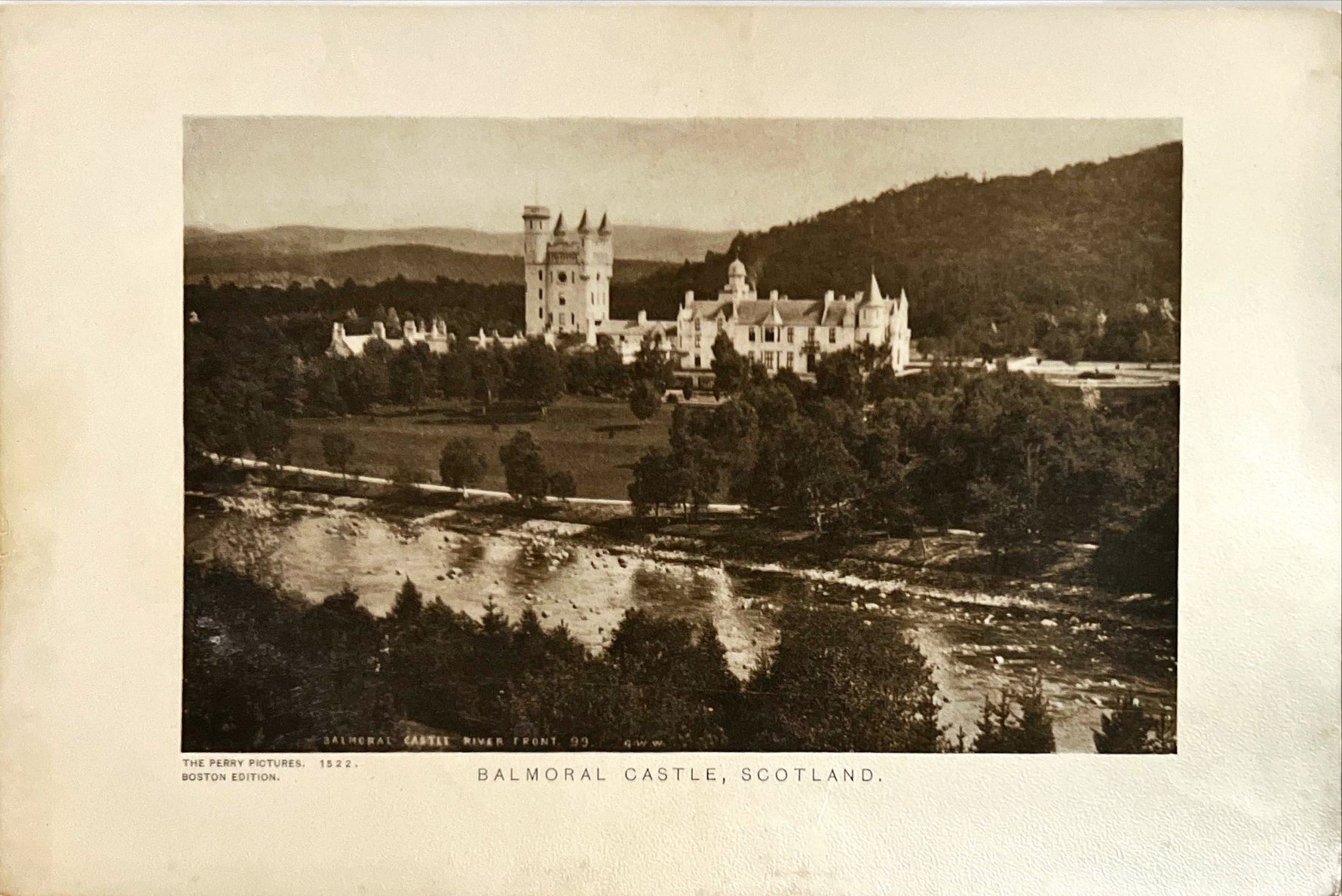 Print, Architecture, Buildings, Landscape, The Perry Pictures, Front view