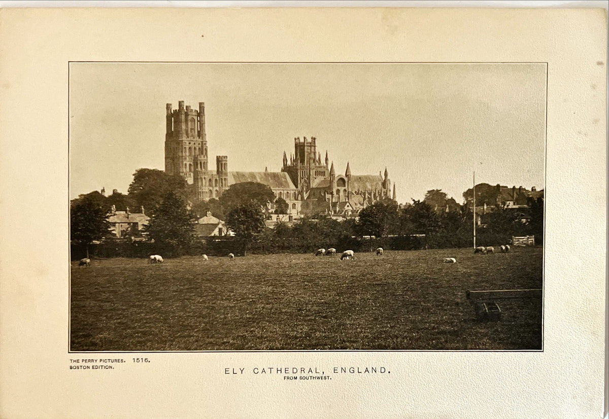 Print, Architecture, Buildings, Landscape, The Perry Pictures, Front view