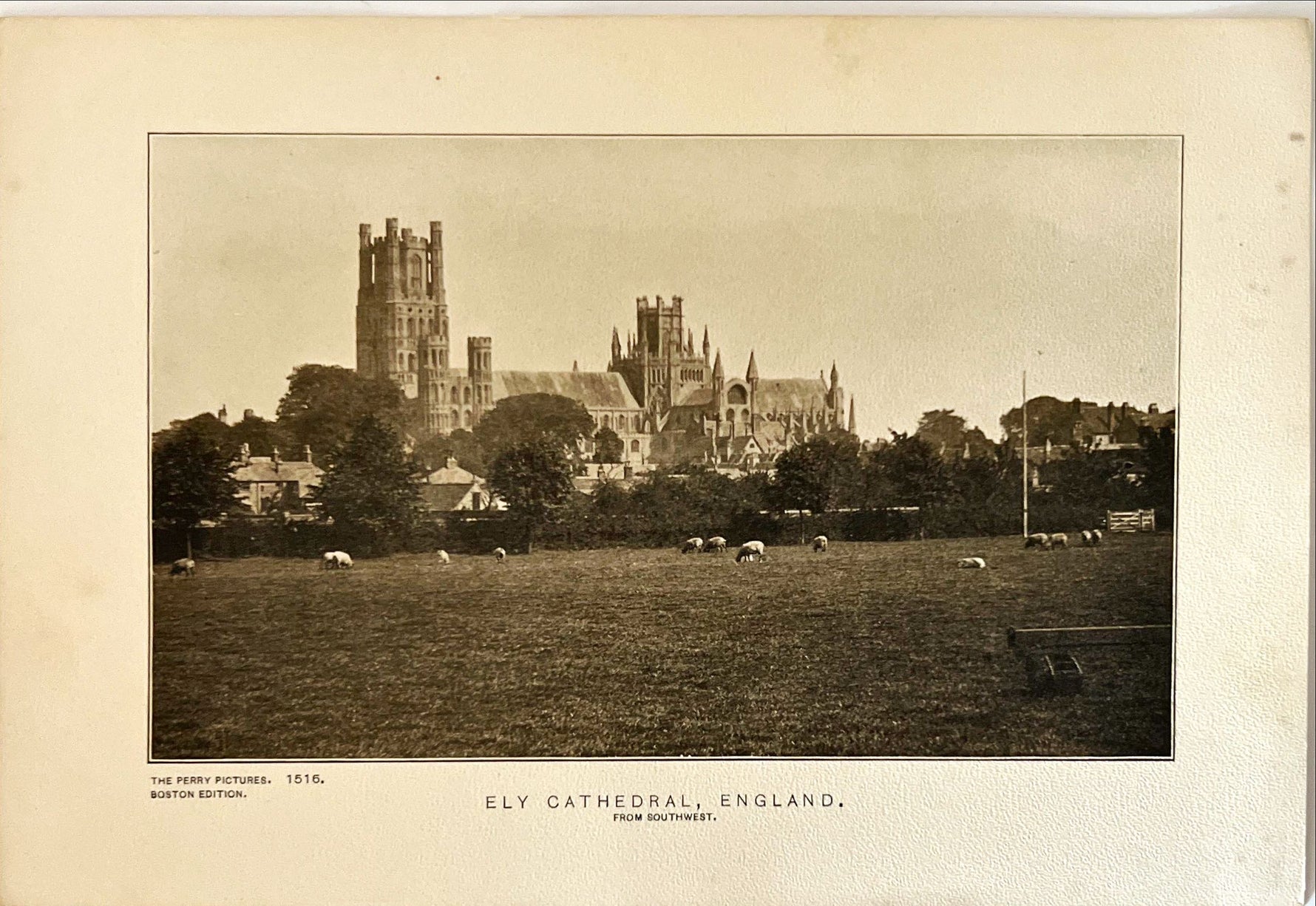 Print, Architecture, Buildings, Landscape, The Perry Pictures, Front view