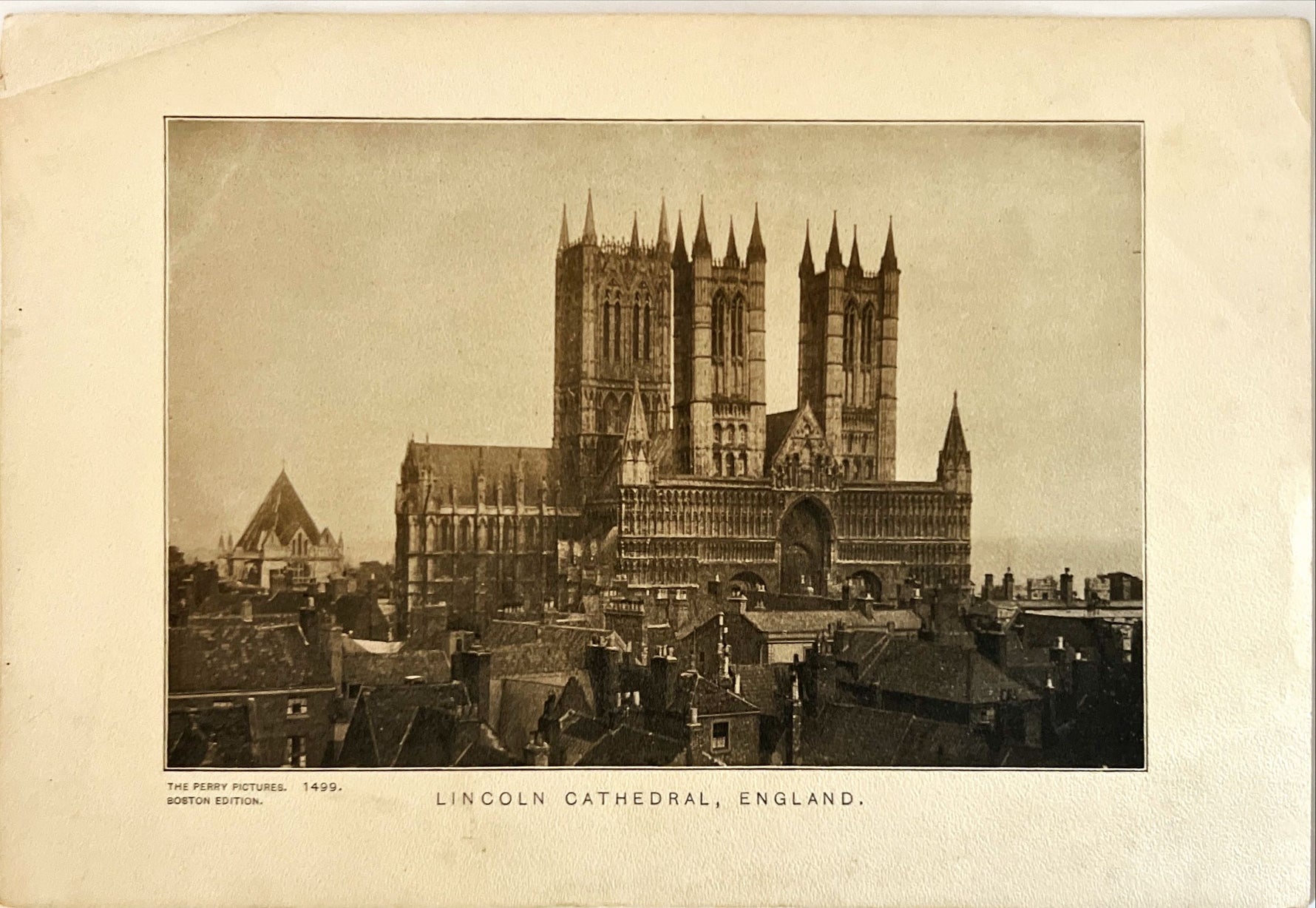 Print, Architecture, Buildings, Landscape, The Perry Pictures, Front view