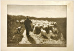 Print, Landscape, Figures, Farm, The Perry Pictures, Front view