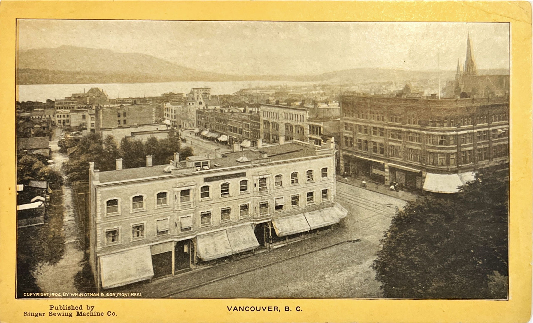 Print, Architecture, Buildings, Cityscape, Wm. Notman & Son, Front view