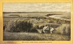 Print, Landscape, Farm, Unknown Artist, Front view