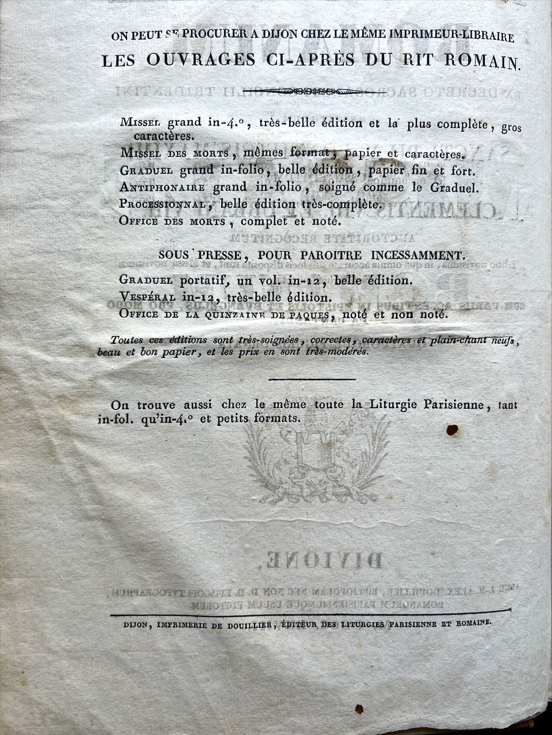 Book, Religious, , Missale Romanum [Latin], Inside view