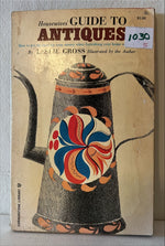 Book, Antique, Collectibles, Leslie Gross, Housewives' Guide to Antiques: How to get the most for your money when furnishing your home with Antiques, Front view