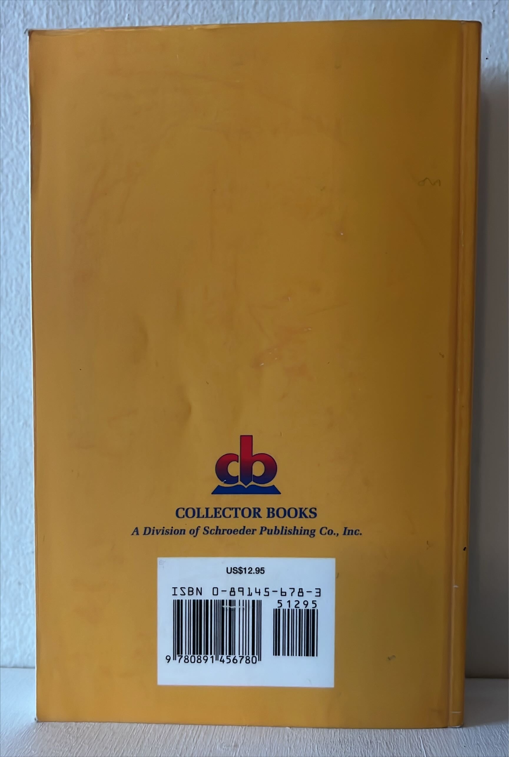 Book, Antique, Collectibles,  Eds. Sharon and Bob Huxford, Flea Market Trader: Thousands of Items with Current Value, 10th edition, Back view