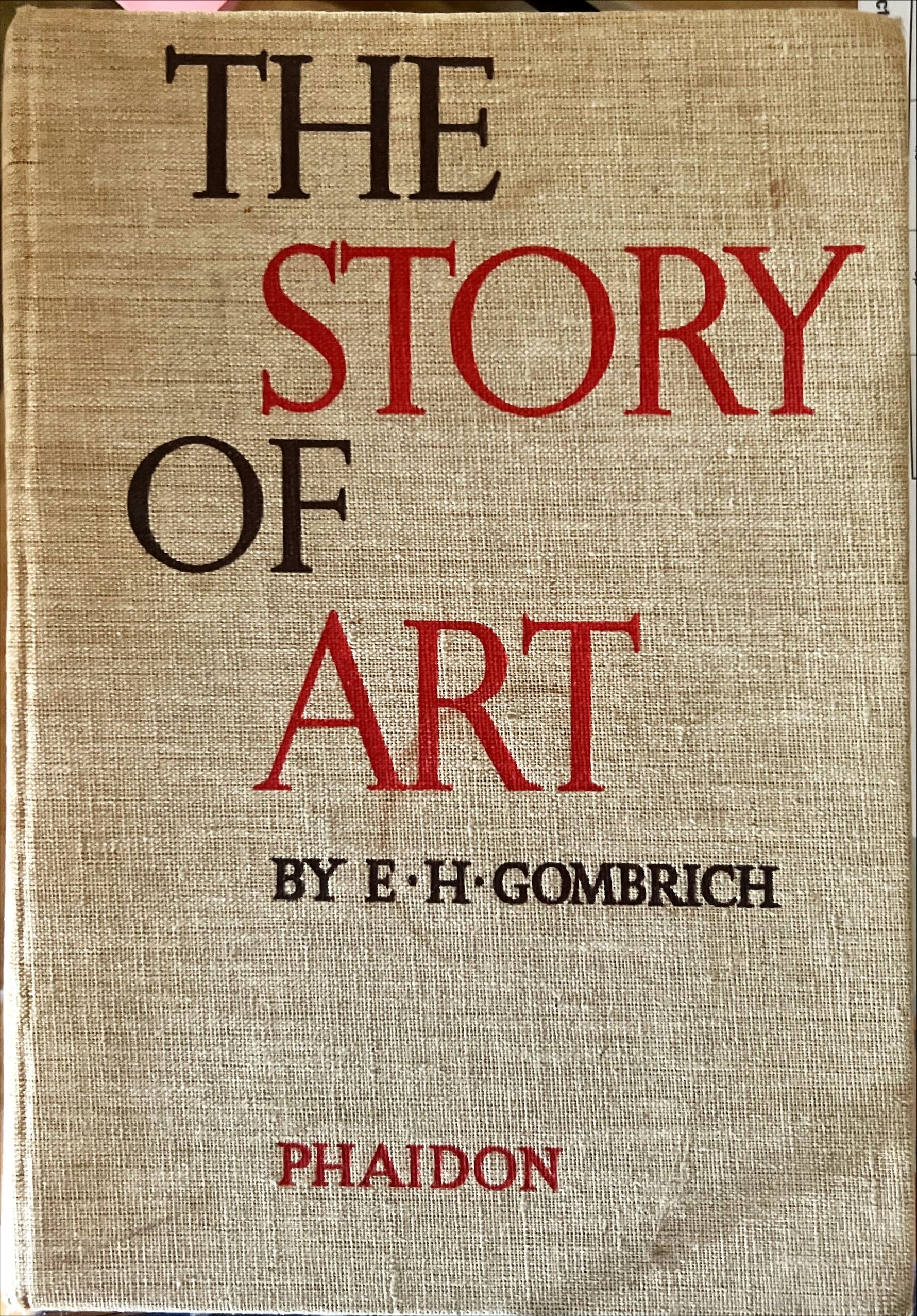 Book, Art History, E. H. Gombrich, The Story of Art, Third Edition, Front view