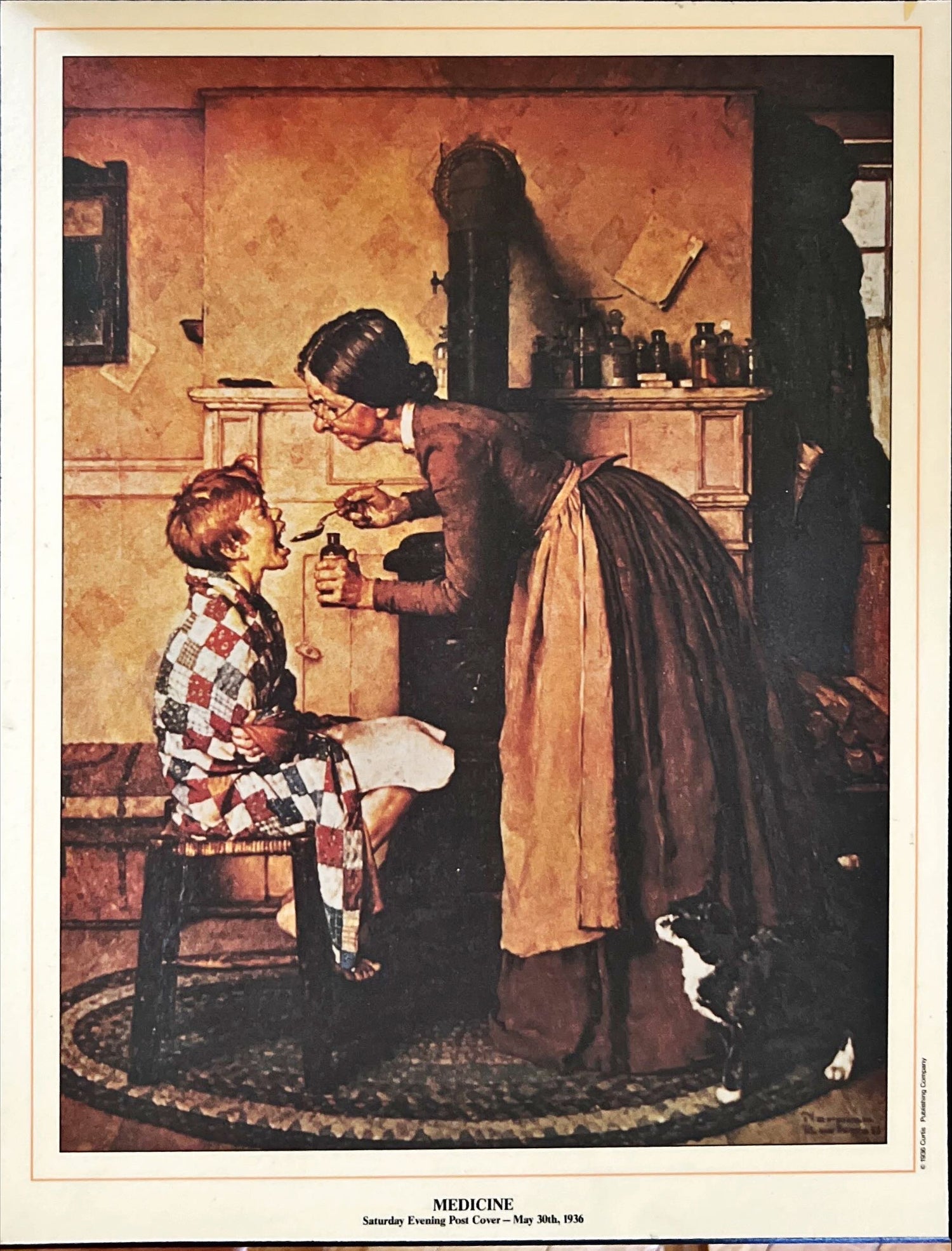 Print, Genre Scene, Norman Rockwell, Front view