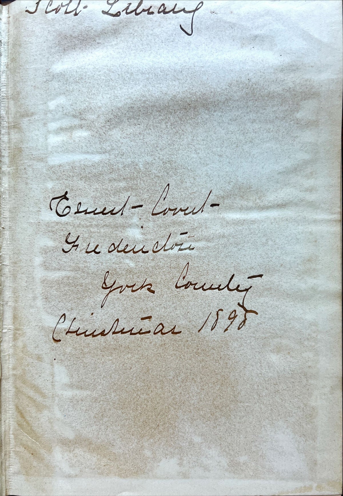 Book, Politics, History, Canada, John George Bourinot, How Canada Is Governed: A Short Account of Its Executive, Legislative, Judicial and Municipal Institutions With an Historical Outline of Their Origin and Development, Damage view