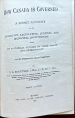 Book, Politics, History, Canada, John George Bourinot, How Canada Is Governed: A Short Account of Its Executive, Legislative, Judicial and Municipal Institutions With an Historical Outline of Their Origin and Development, Inside view