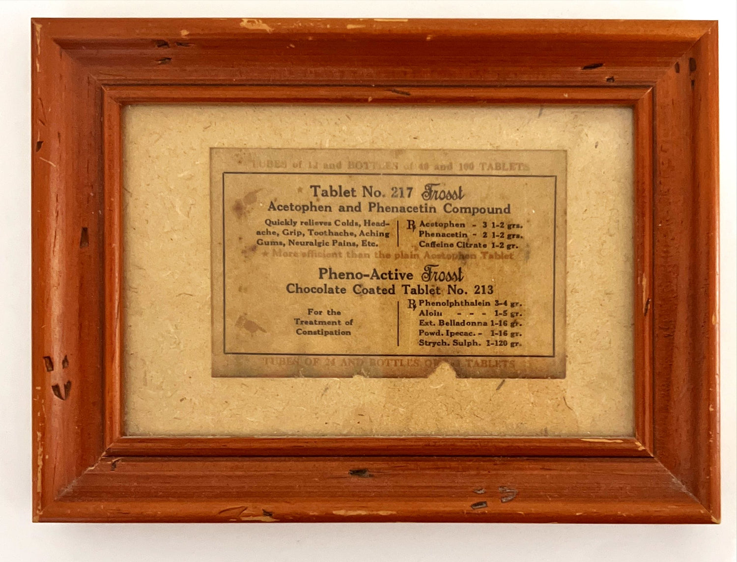 Print, Advertisement, Frost, Front view