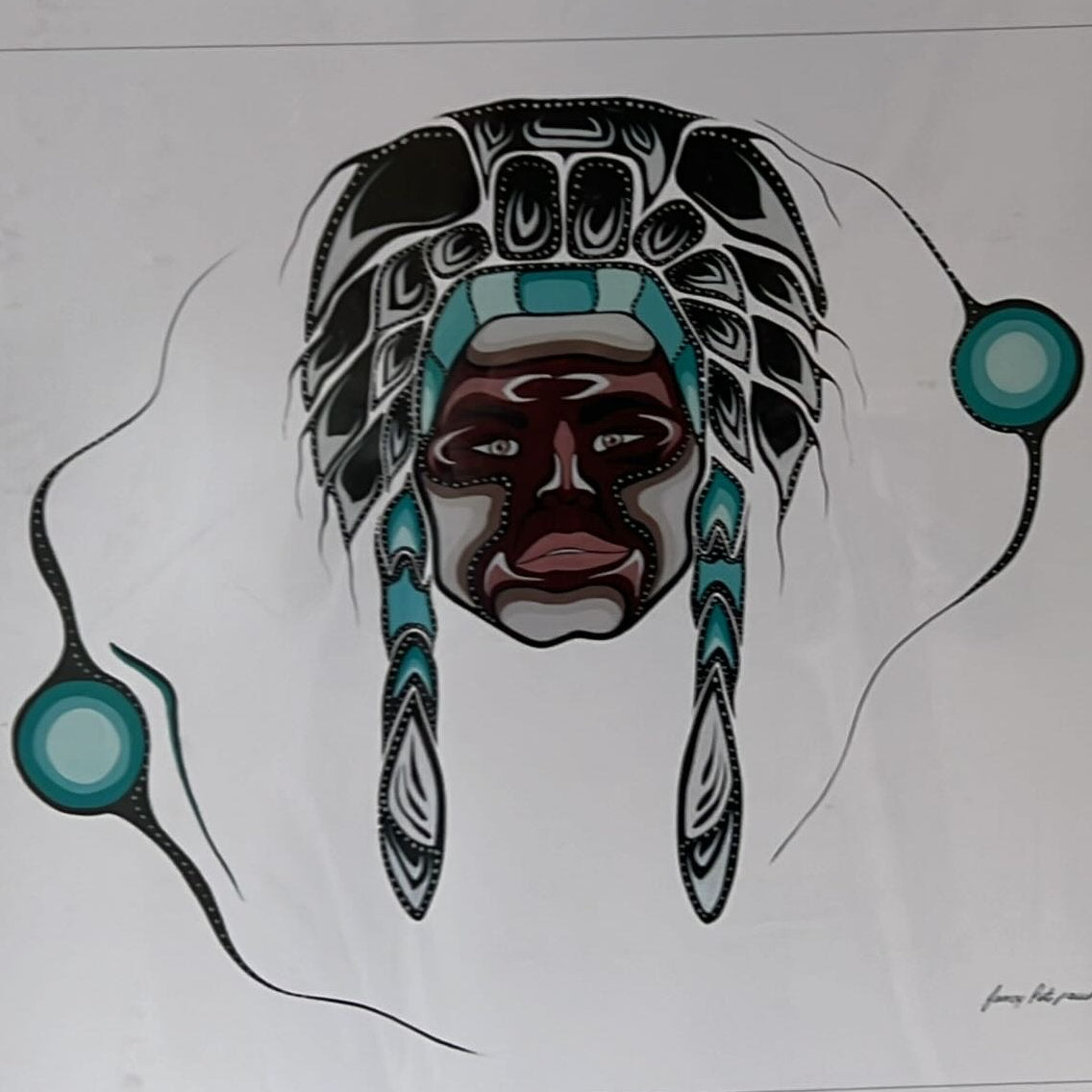  painting, First Nations Fancy PeterPaul, Cover view