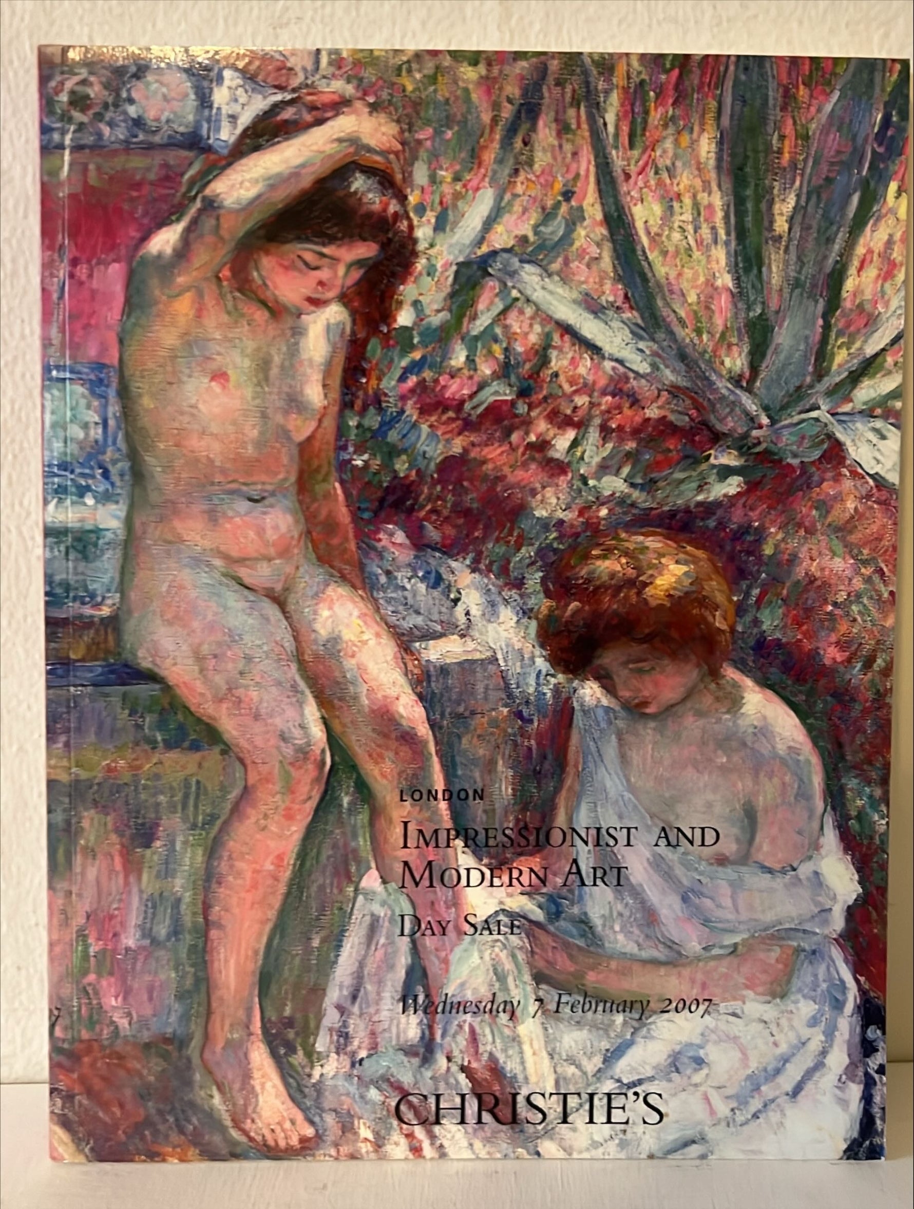 Catalogue/Reference, Modern Art, Arts, Impressionism, Christie's, Christie's London Impressionist and Mosern Art Day Sale, Front view