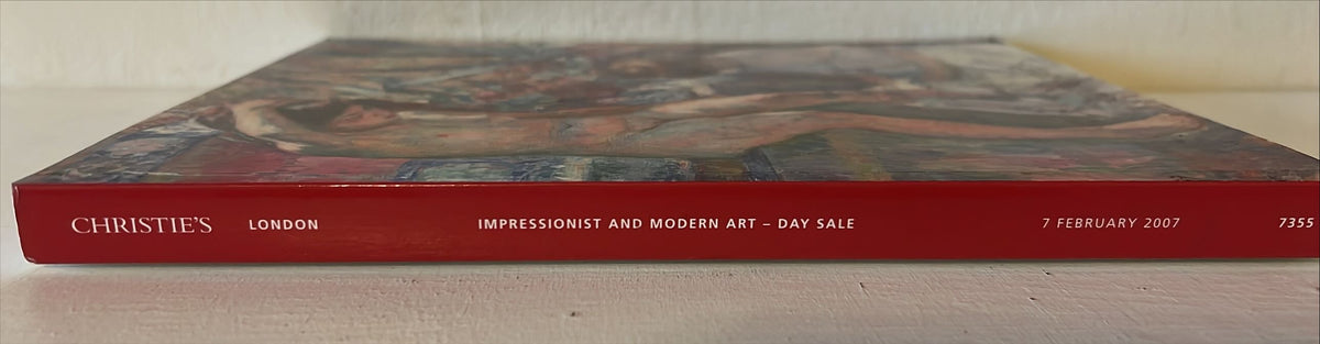 Catalogue/Reference, Modern Art, Arts, Impressionism, Christie's, Christie's London Impressionist and Mosern Art Day Sale, Spine view