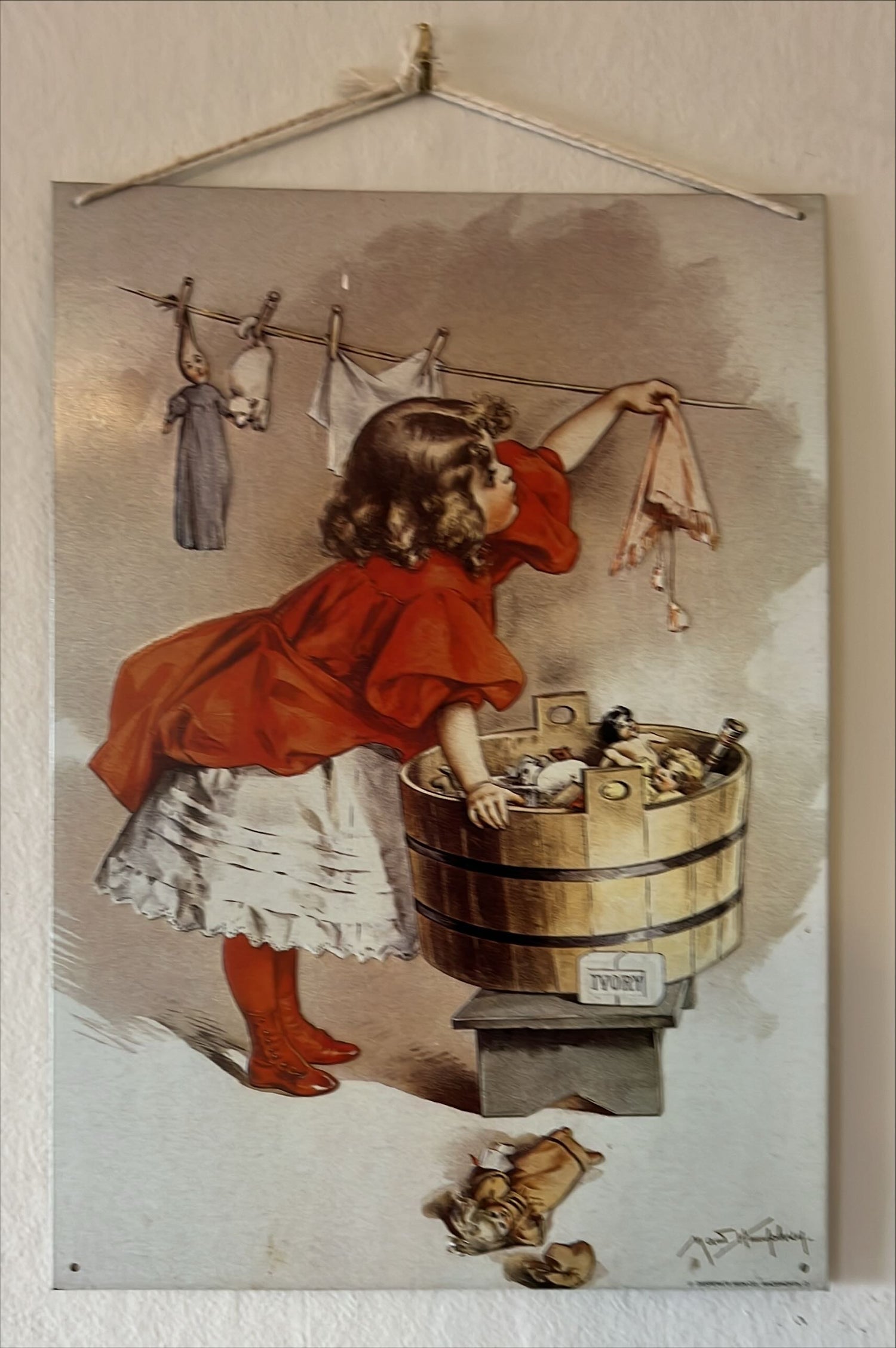 Decor, Wall Decor, A Busy Day, Maud Humphrey, Front view
