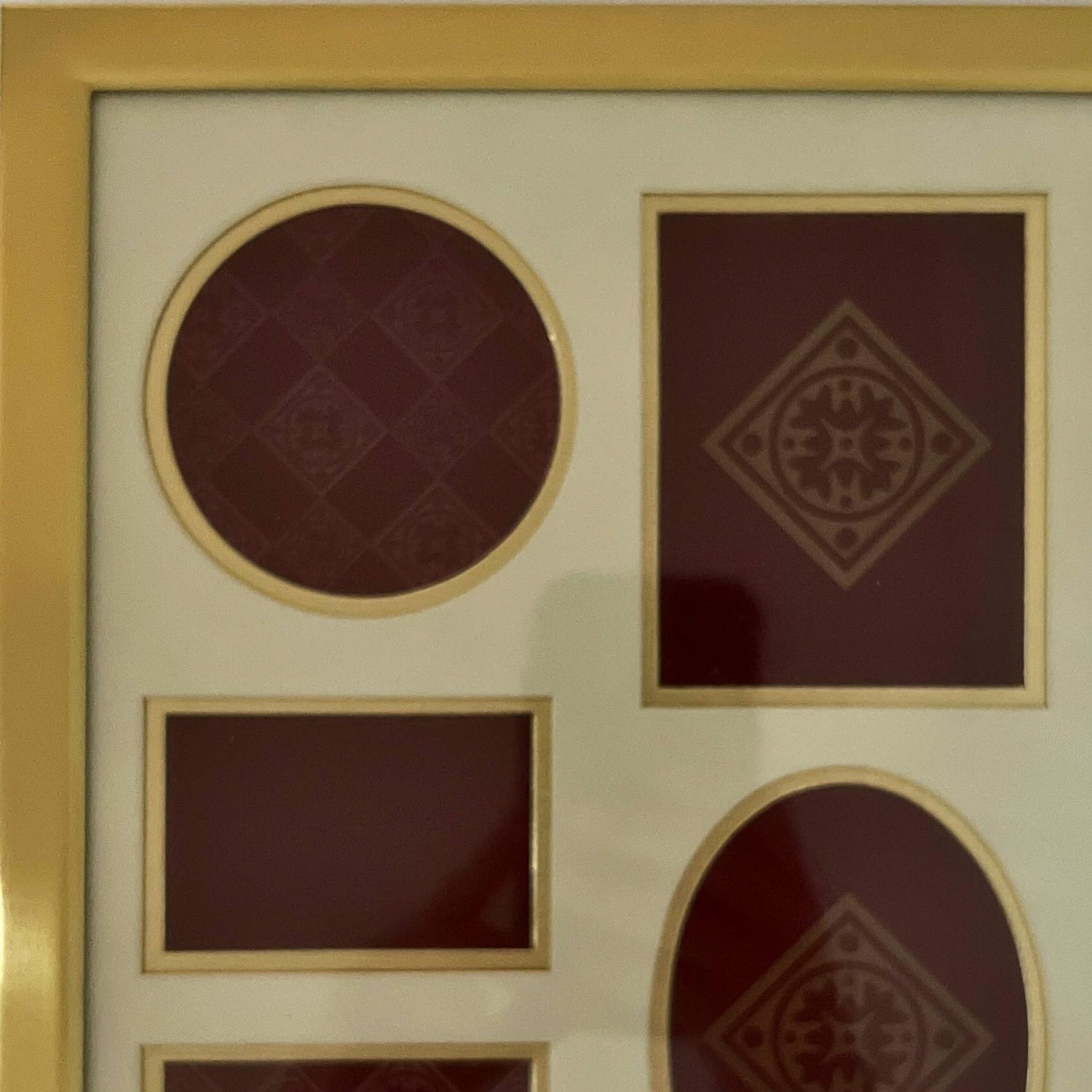 Home, Picture frame, Brass Photo Frame Holds 5 Photos, Cover view