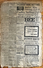 Newspaper, News, The Daily Sun, The Daily Sun, St. John, NB. Friday, June 30, 1899 – One Page, Front view