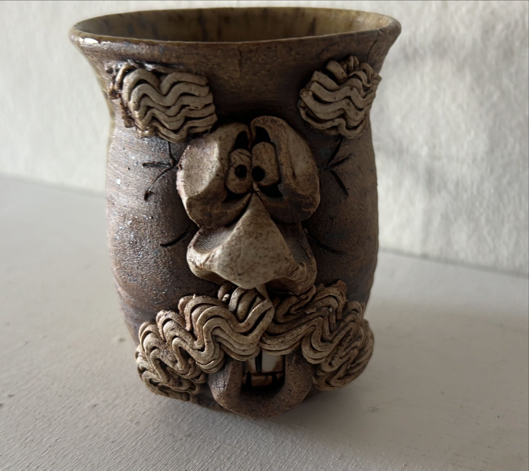 Craft work, Pottery, Material: Clay, Unknown Artist, Front 4 view