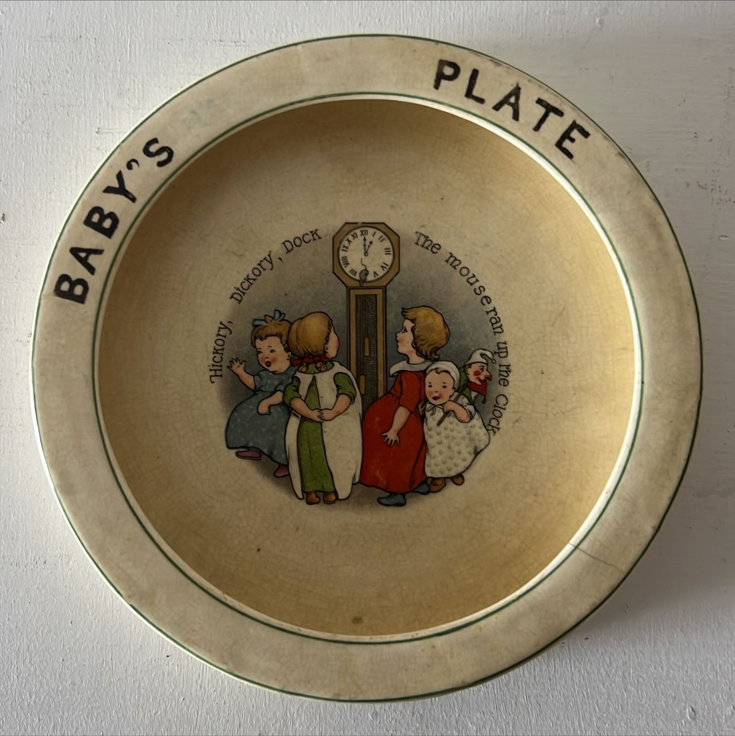Home, Kitchenware, Baby's Plate, Front 3 view