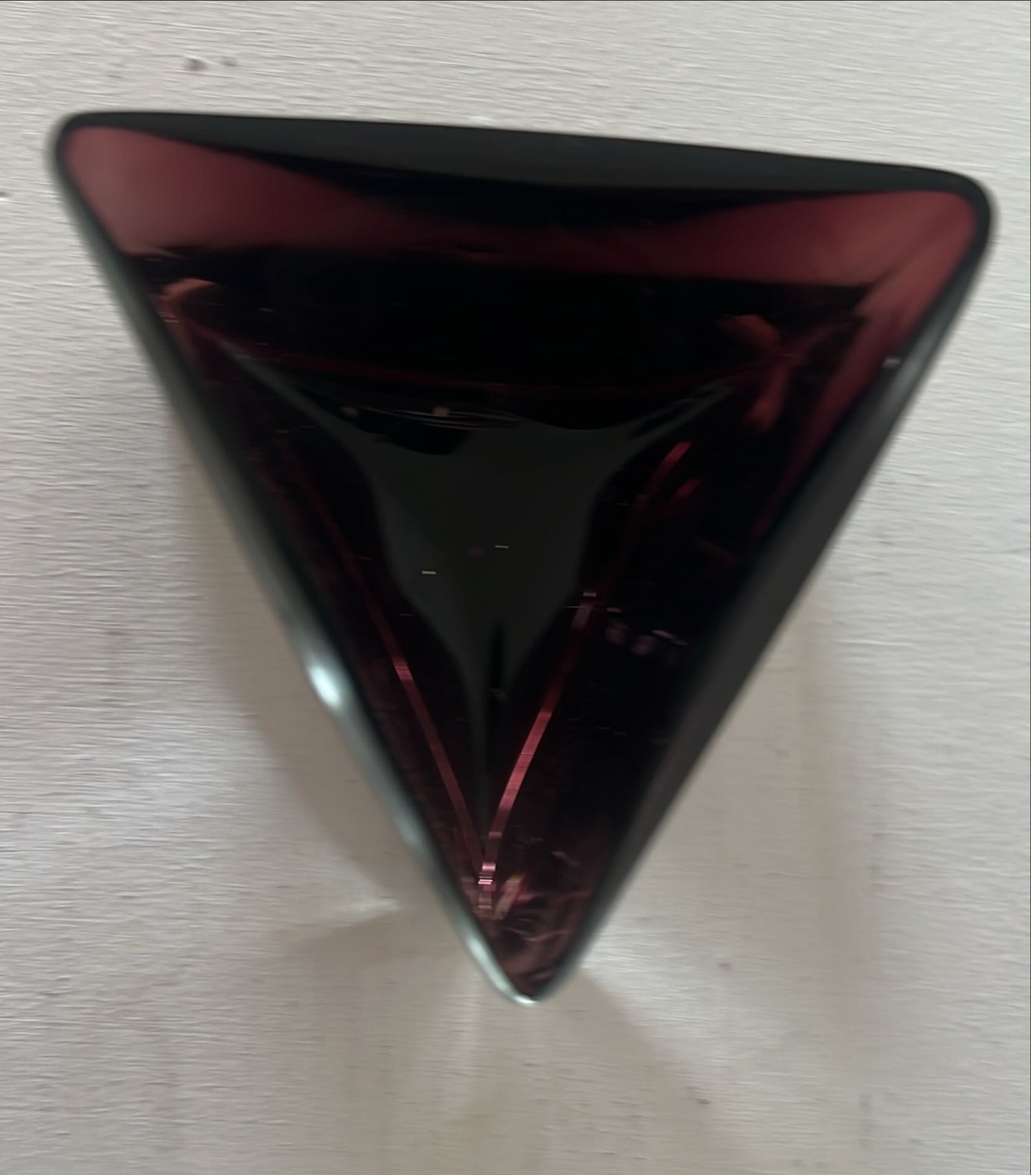 Home, Vase, Glassware, Triangle vase, front 2 view