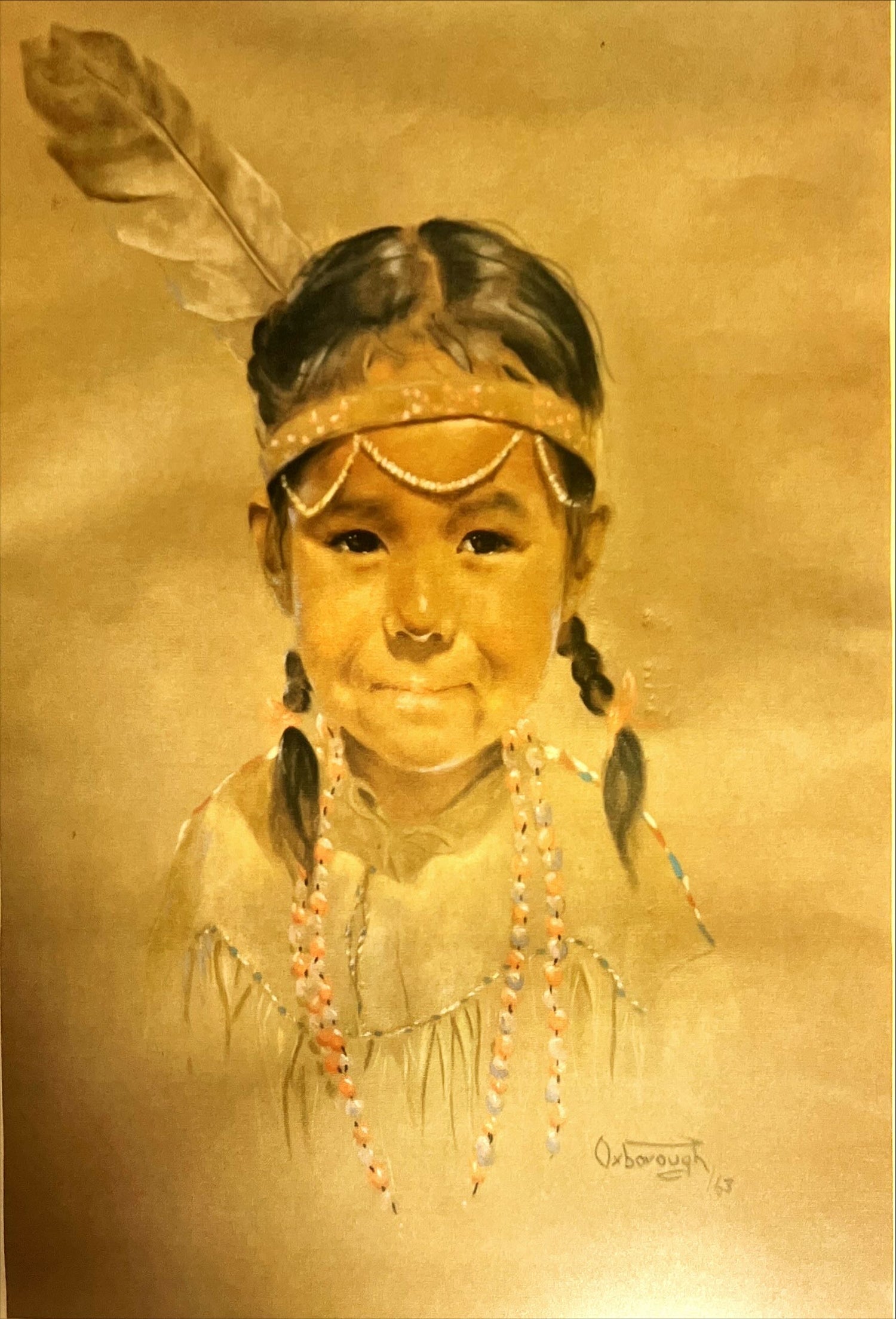 Print, Portrait, Dorothy Marie Oxborough, Art view