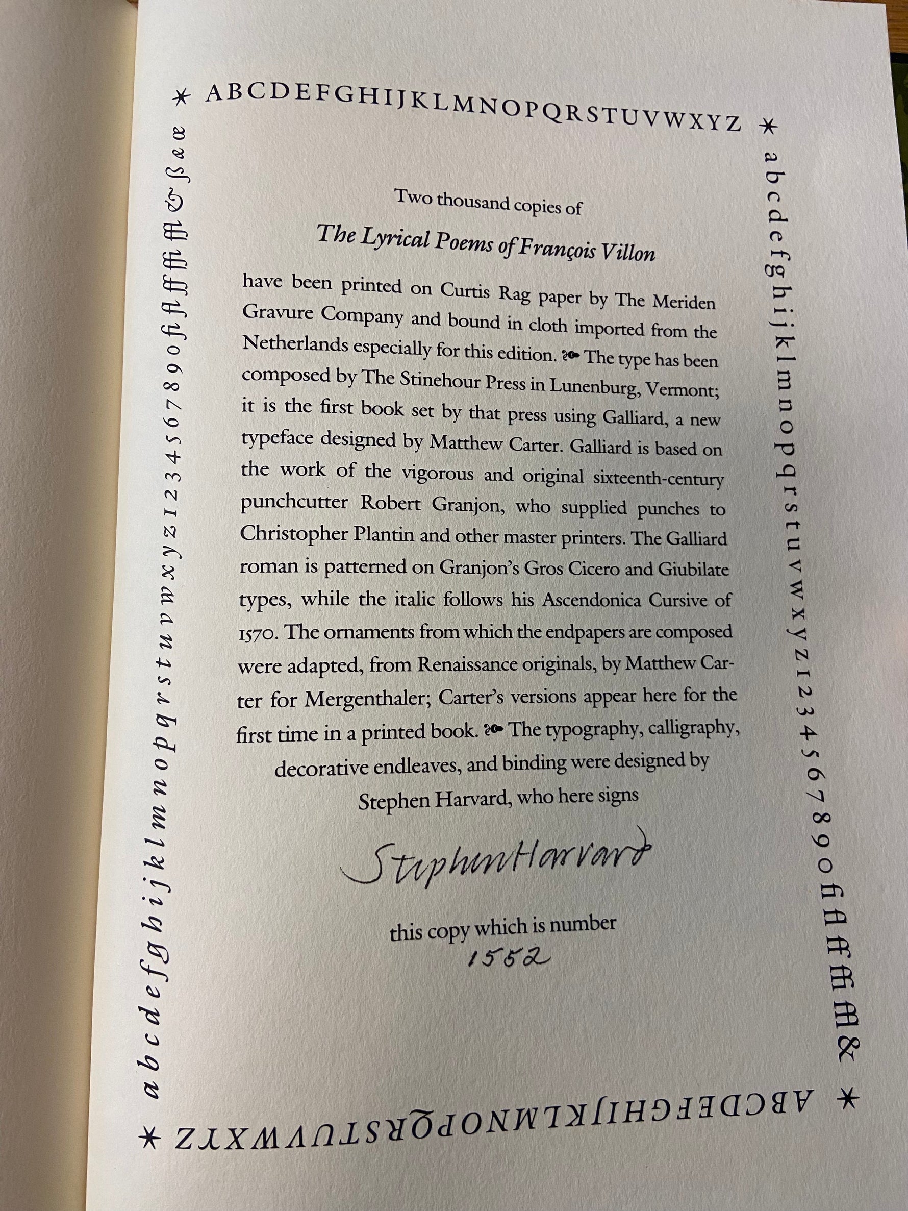 Book, Poems, Literature, Ed. Leonie Adams, The Lyrical Poems of Francois Villon, Edition view