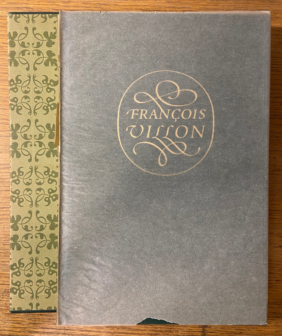 Book, Poems, Literature, Ed. Leonie Adams, The Lyrical Poems of Francois Villon, Front view