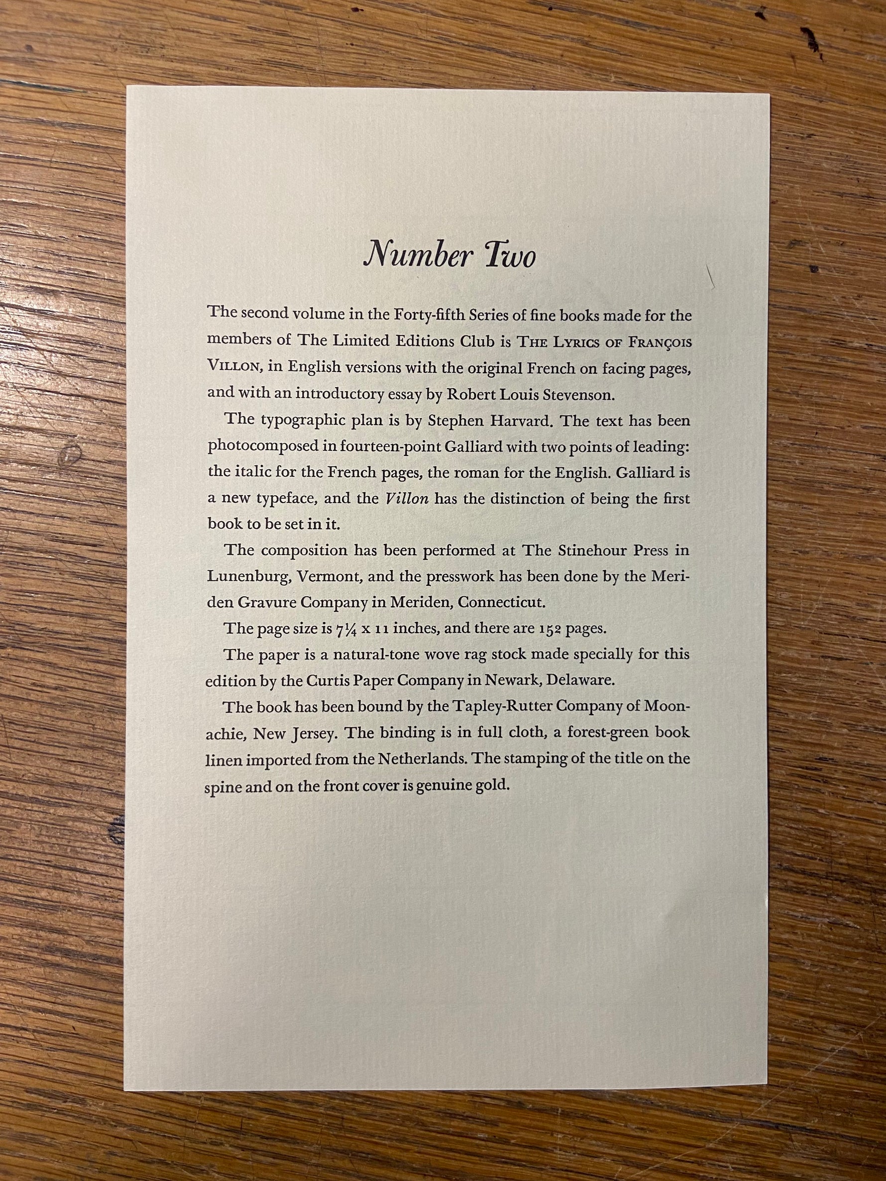 Book, Poems, Literature, Ed. Leonie Adams, The Lyrical Poems of Francois Villon, Insert3 view