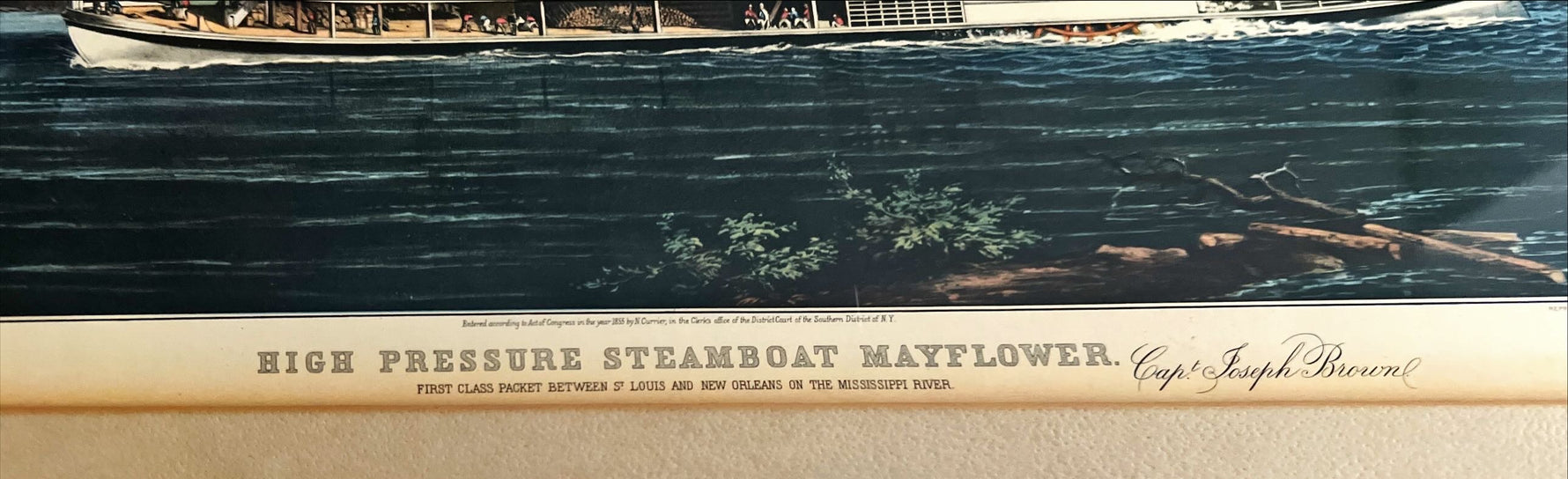 Print, Nautical, Cm Parsons DEL and N. Currier, Info view