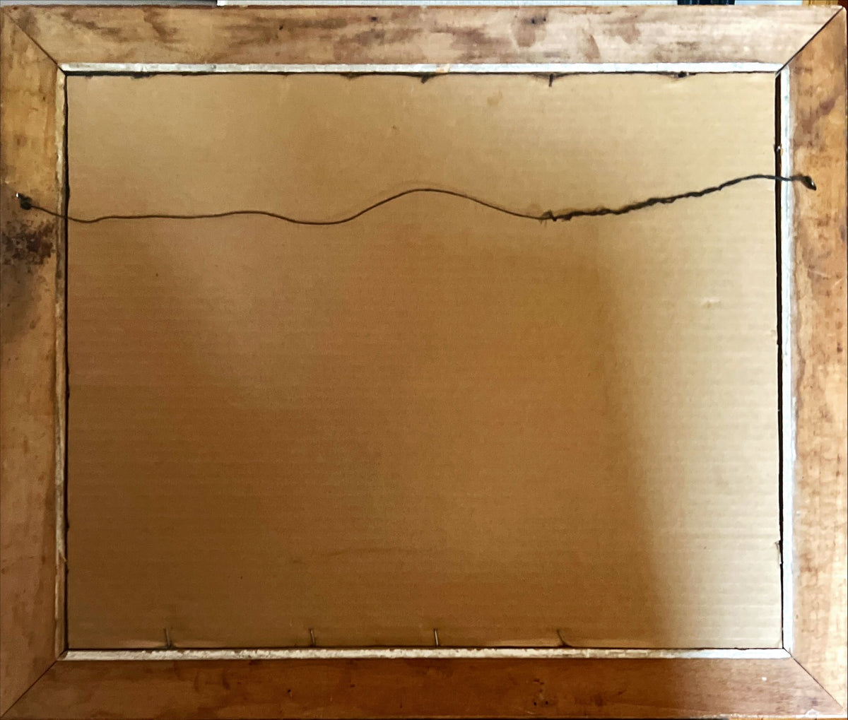  painting, Landscape Helen Ness, Back view