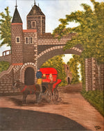 Mixed Media painting, Genre scene Nova, Art view